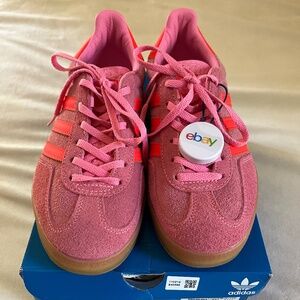 Adidas Gazelle Indoor Beam Pink Solar Red Women's 7